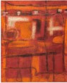 26. ABSTRACTO EN MINIO, BLANCO Y ROJO.